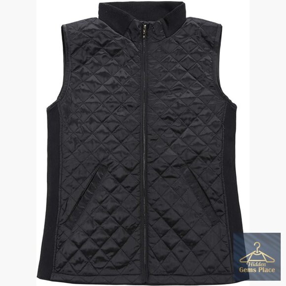 Lightweight Quilted Vest Sleeveless Jacket Packable Outdoor Wear